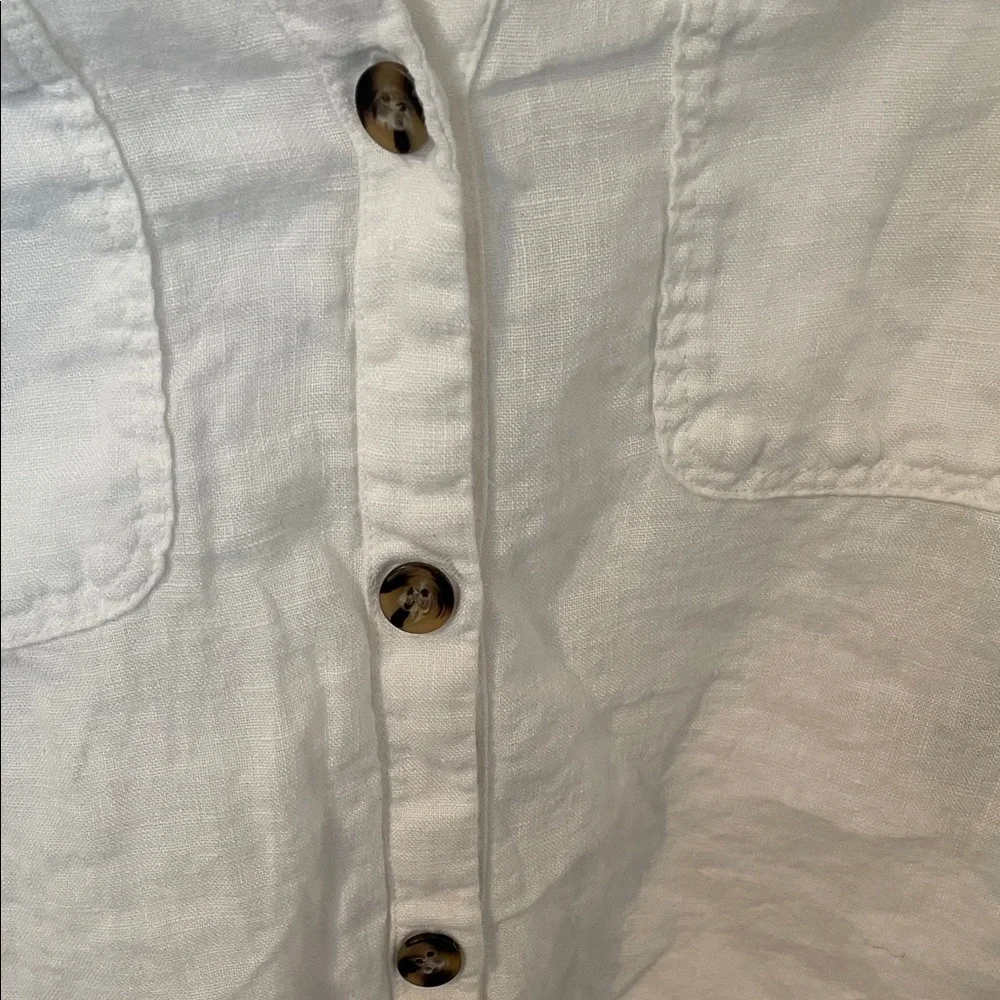 Zara Linen Casual Shirt - Picture 4 of 5